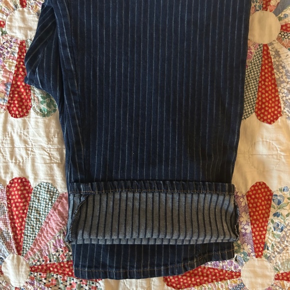 Kayden Railroad Stripe Barrel Carpenter Jeans by Pilcro - Picture 4 of 7